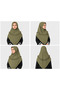 Girls Hijab for Kids – Stylish Modest Islamic Headscarf for Muslim Girls, Kids Hijab with Elegant Ruffle Trim & Full Front Coverage - 5