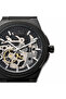 Maestro Moonshine Men's Watch – 42mm Black Skeleton Open-Heart Dial, Self-Winding - 4