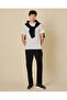 Men White Plain T-Shirt - 2