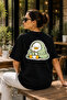 Premium Blanket Duck Brown Printed Oversize Unisex T-Shirt