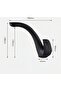 Bathroom Sink Faucet Waterfall New Modern Design Anthracite Color Imported with 7 Years Warranty - 7