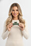 Khaki Green Matte Large Size Hair Clip Claw Clip Women's Accessory - 4