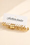 Women's Gold 6-Piece Earring Set – Hoop and Twist Modern Design - 6