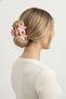Stylish Floral Design with Stone Detail Powder Pink Hair Clip Claw Clip - 3