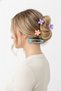 Children's Hair Clip Set Colorful Floral and Polka Dot Clips 5 Pieces - 3