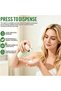 4 in 1 Travel Dispenser, 4 Pack 30ML Travel Bottles for Toiletries, Refillable Pump Containers, Portable Toiletries Bottle Set, for Shampoo Lotion Conditioner Cream, Travel Essentials (White) - 4