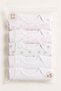100% Cotton American Sleeveless 5-Piece Baby Bodysuit Set Short Sleeve Snap Fastener Bodysuit - 2