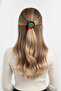 Black Rubber Hair Clips Set with Cherry Figures - 2 Pieces Suitable for Children and Adults - 2