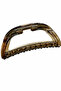 Transparent Brown Large Size Hair Clip Clasp Clip Women's Accessory
