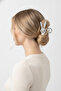 Rabbit Figured Hair Clip with Shiny Stones and Detailing - Stylish and Convenient - 3