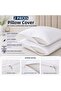 100% Cotton 2 Pillow Mattresses with Zipper (50X70) - 3