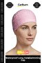 # Bone Long Hair Non-Slip Waterproof Leak-Proof Swimming Pool Sea Cap Elastic Cloth Swimming Hat 2-Pack