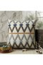 Decorative Throw Pillow Covers Set of 2 - Embossed Special Design Premium Woven Fabric 2