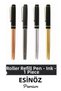 # Pen Rose Gold Metallic Body Flowing Signature Pen Luxury Metal Roller Pen Office Type Prestigious Business and Document Pen Ballpoint Pen