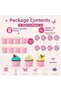 Butterfly Cupcake Decoration and Cupcake Mold Set 8+8 Pieces |   Birthday, Baby Shower, Tooth Wheat Party Supplies - 2