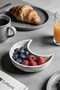 Handmade Concrete Presentation Bowl with Marble Pattern Decorative Snack Bowl for Nuts and Snacks - 4