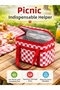 25 Liter Large Volume Thermos Bag Durable Zippered Heat Preservation Carrying Bag