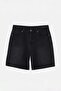 Black Baggy / Wide Cut Denim Shorts & Bermuda Tmnss26Sr00017 - 4