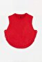 Red Crop Soft Textured Buttoned Knitwear Sweater Twoaw25Sv00013 - 6