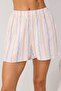Ecru Floral Heart Detailed Viscose Woven Pajama Set Thmss26Pt00144 - 4