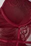 Bordo İnce Askılı Dantel Kaplı Örme Body THMAW27BD00005 - 4