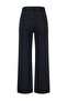 Siyah Taşlı Puantiye Desenli Yüksek Bel Wide Leg Jeans TWOAW27JE00129 - 6