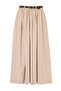 Stone Belted Comfortable Fit Long Skirt Tdrss26Et00090 - 4