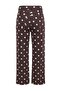 Çok Renkli Kahverengi Puantiye Desenli Yüksek Bel Wide Leg Jeans TWOAW27JE00128 - 7