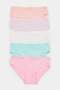 Multi-Colored Cotton Girls' 5-Piece Panties Tkdaw27Ku00001