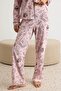 Pembe %100 Pamuklu Eğlenceli Baskılı Biyeli Örme Pijama Takımı THMAW26PT00201 - 3