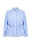 Blue Gipe Detailed Oversize Woven Shirt Tbbaw27Ax00017 - 5