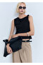 Asymmetrical Draped Halterneck Blouse - 6
