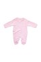 Plain Pink Beret Baby Jumpsuit with Gloves - 7