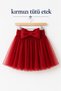 Girl's Tutu Skirt with Front Buckle and Dense Puffy Lining, April 23 Show Ball Gown Skirt