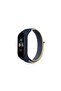Mi Band 4 Mesh Hook and Loop Strap - Yellow-Navy Blue - 3
