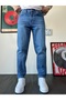 Men's Blue Effect Boyfriend Jeans - 2