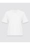 White 100% Cotton Crew Neck Short Sleeve Knitted T-Shirt - 6