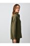 Khaki 100% Linen Straight Cut Long Sleeve Woven Shirt - 4