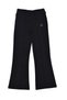 Benetton girls' leggings with spanish hem, ages 4-14, black