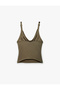 Accessory Detailed Degaje Collar Strap Blouse - 4