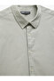 Classic Collar Cotton Buttoned Regular Fit Curled Short Sleeve Shirt - 6