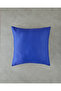 Julia Polyester Padded Cushion, Navy Blue