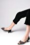Adrian Gray Color Women's Low Heeled Shoes - 2