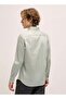 Men's Light Green Tailored Fit Solid Formal Shirt for Every Occasion - 5