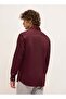 Men's Maroon Tailored Fit Solid Formal Shirt for Every Occasion - 3