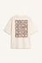 100% Cotton Boxy Fit Back Print Short Sleeve T-Shirt G4279Ax26Sm - 7