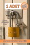 Yellow Padlock Soldier Student Cabinet and Suitcase Lock, with Long Hook |   Sturdy and Durable