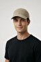 Unisex Beige Washed Denim Outdoor Baseball Cap |   Adjustable Sports Cap - 3