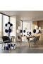 24-Piece Pastel Navy Blue White Balloon Set Birthday Engagement Party Decoration - 3