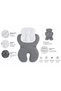 Termal Urban Stroller and Baby Carrier Cushion, Anti-Sweat Cotton Pad, Universal - 4